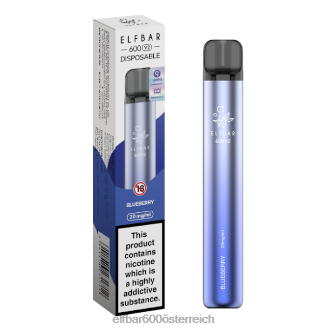 ELFBAR 600v2 Einweg-Vaporizer – 20 mg 2L2T1 - ELF BAR 5000 zuge Blaubeere