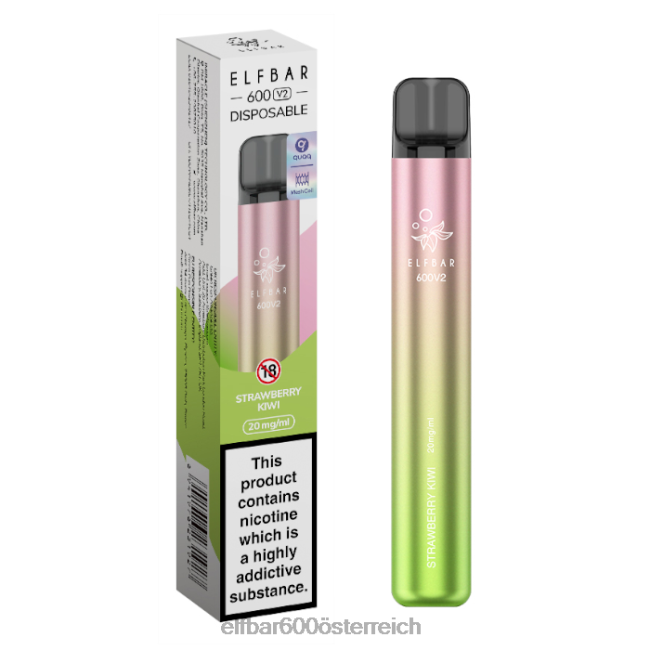 ELFBAR 600v2 Einweg-Vaporizer – 20 mg 2L2T3 - ELF BAR preis Erdbeer-Kiwi