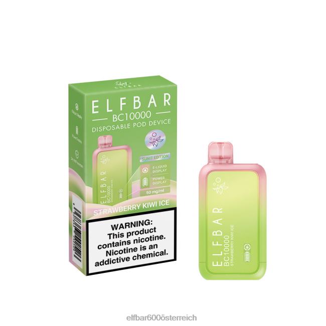 ELFBAR Bester Geschmack Einweg-Vape BC10000 Ice-Serie 2L2T304 - ELF BAR preis Osterreich Erdbeer-Kiwi-Eis