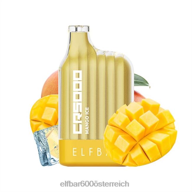 ELFBAR Bester Geschmack Einweg-Vaper Cr5000 Ice-Serie 2L2T324 - ELF BAR 600 Mango-Eis