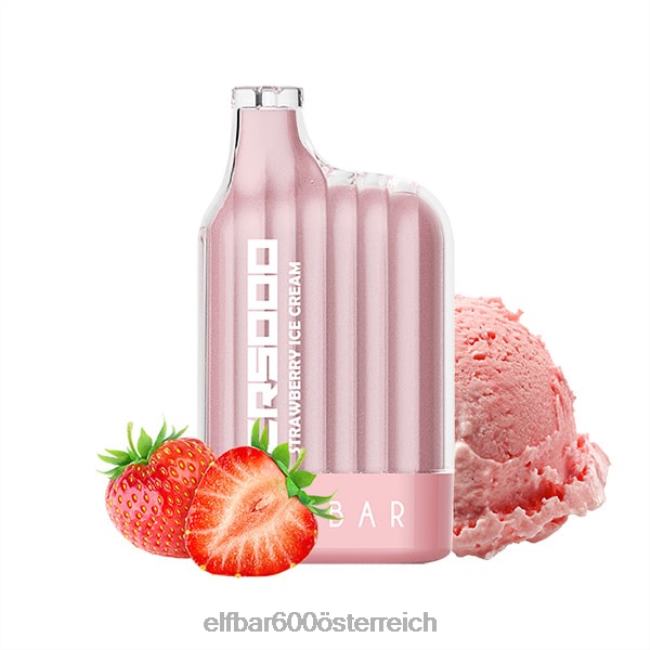 ELFBAR Bester Geschmack Einweg-Vaper Cr5000 Ice-Serie 2L2T325 - ELF BAR 5000 zuge Erdbeereis