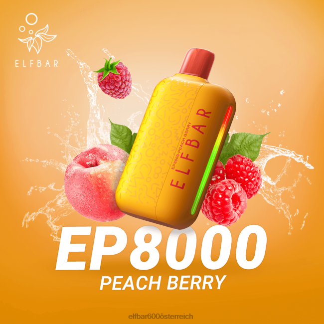 ELFBAR Einweg-Vapor neue ep8000 Puffs 2L2T366 - ELF BAR 600 preis Pfirsichbeere