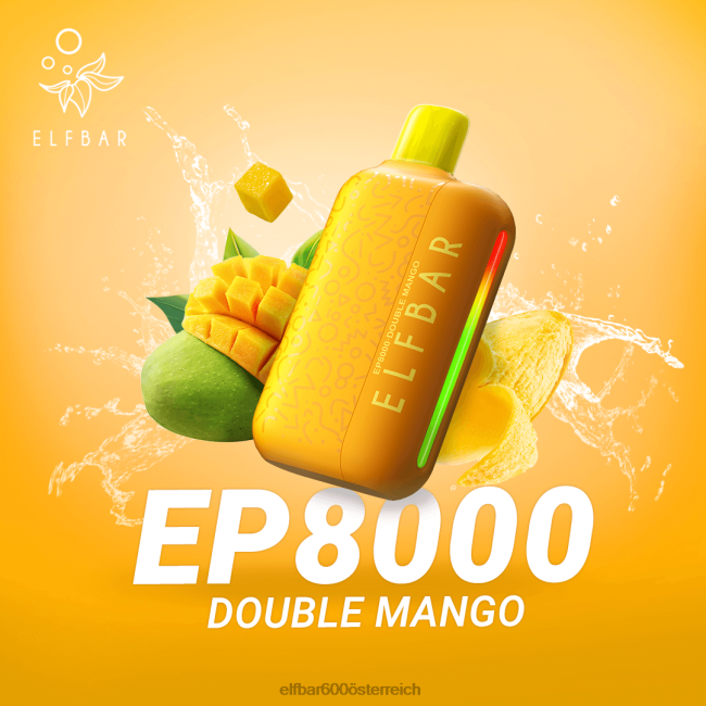 ELFBAR Einweg-Vapor neue ep8000 Puffs 2L2T370 - ELF BAR 5000 zuge nikotin doppelte Mango