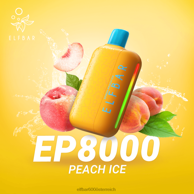 ELFBAR Einweg-Vapor neue ep8000 Puffs 2L2T371 - ELF BAR 5000 zuge sorten Pfirsicheis