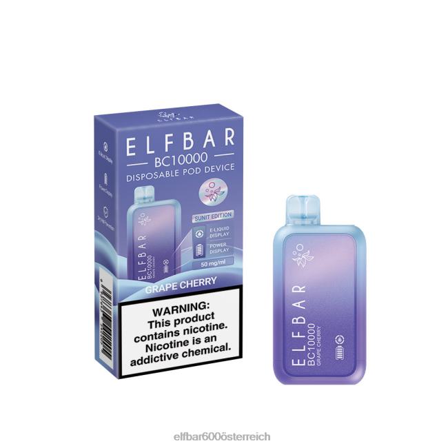 ELFBAR Einweg-Vaporizer, neu, BC10000, 10000 Züge 2L2T342 - ELF BAR 600 preis Traubenkirsche