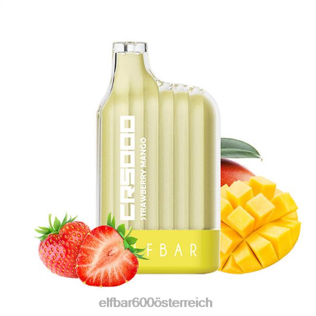 ELFBAR cr5000 Einweg-Vaporizer 5000 Züge 2L2T335 - ELF BAR 5000 zuge sorten Erdbeer-Mango