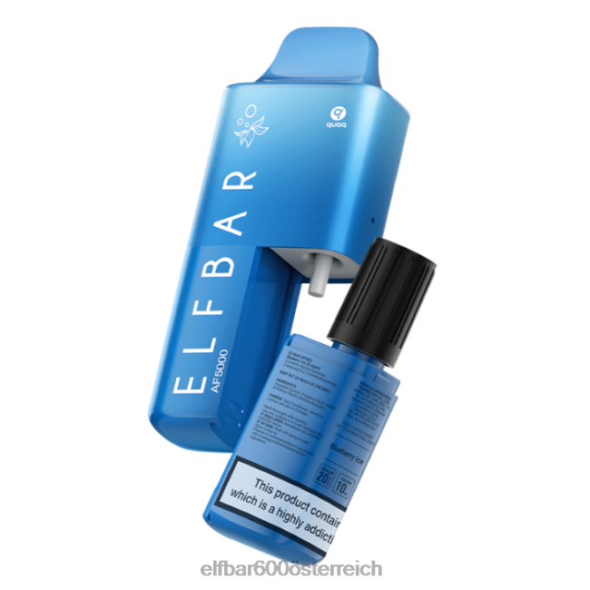 ELFBAR af5000 vorgefülltes Kit – 20 mg 2L2T55 - ELF BAR 1500 preis Blaubeereis