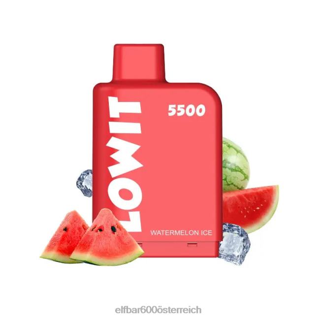 ELFBAR vorgefüllte Kapsel Lowit 5500 Züge 2% Nic 2L2T447 - ELF BAR preis Wassermeloneneis