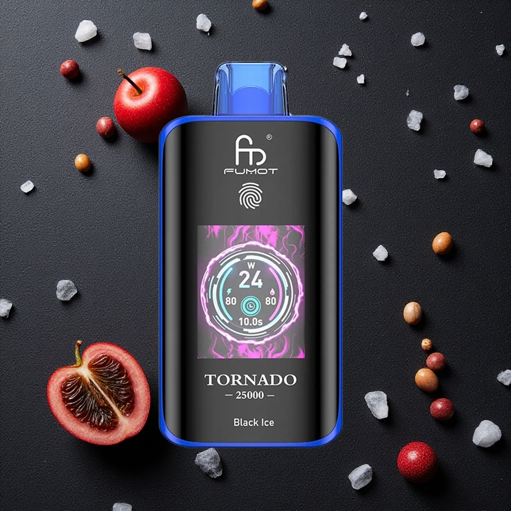 Fumot Tornado 25000 Puffs Schwarz-Eis vapes großhandel Österreich HD Bildschirm 700mAh Akku Fumot Tornado 25000 Puffs Schwarz-Eis vapes großhandel Österreich HD Bildschirm 700mAh Akku