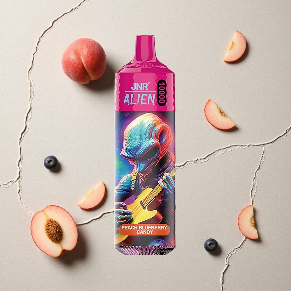 JNR Alien 10000 Puffs Pfirsich Blaubeere Bonbon vapes großhandel Österreich mit 850mAh & RGB-LED JNR Alien 10000 Puffs Pfirsich Blaubeere Bonbon vapes großhandel Österreich mit 850mAh & RGB-LED