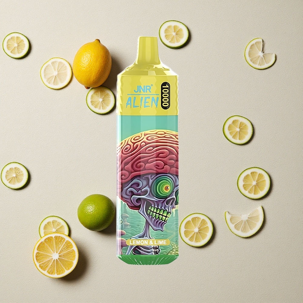 JNR Alien 10000 Puffs Zitrone & Limette vapes großhandel Österreich 850mAh RGB LED JNR Alien 10000 Puffs Zitrone & Limette vapes großhandel Österreich 850mAh RGB LED