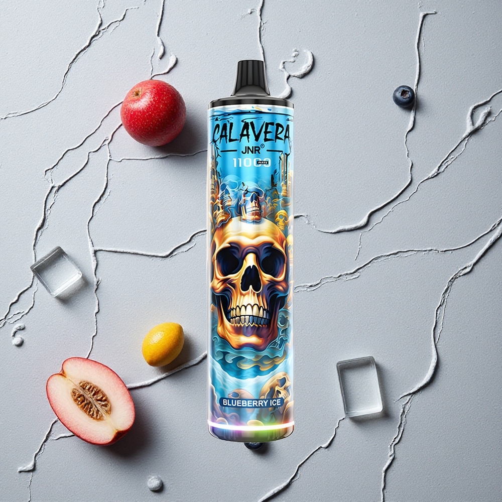 JNR Calavera 11000 Puffs Blaubeer-Eis vapes großhandel Österreich Typ-C-Ladeanschluss 21ml E-Liquid JNR Calavera 11000 Puffs Blaubeer-Eis vapes großhandel Österreich Typ-C-Ladeanschluss 21ml E-Liquid