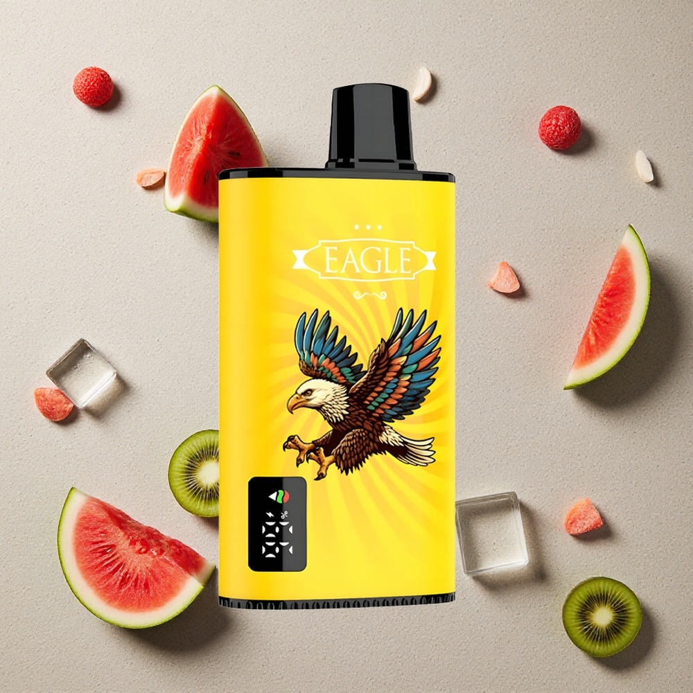JNR EAGLE Smart 23000 Puffs Kiwi Wassermelone Eis vapes großhandel Österreich mit Digitalem Display & 25ml e-Liquid JNR EAGLE Smart 23000 Puffs Kiwi Wassermelone Eis vapes großhandel Österreich mit Digitalem Display & 25ml e-Liquid