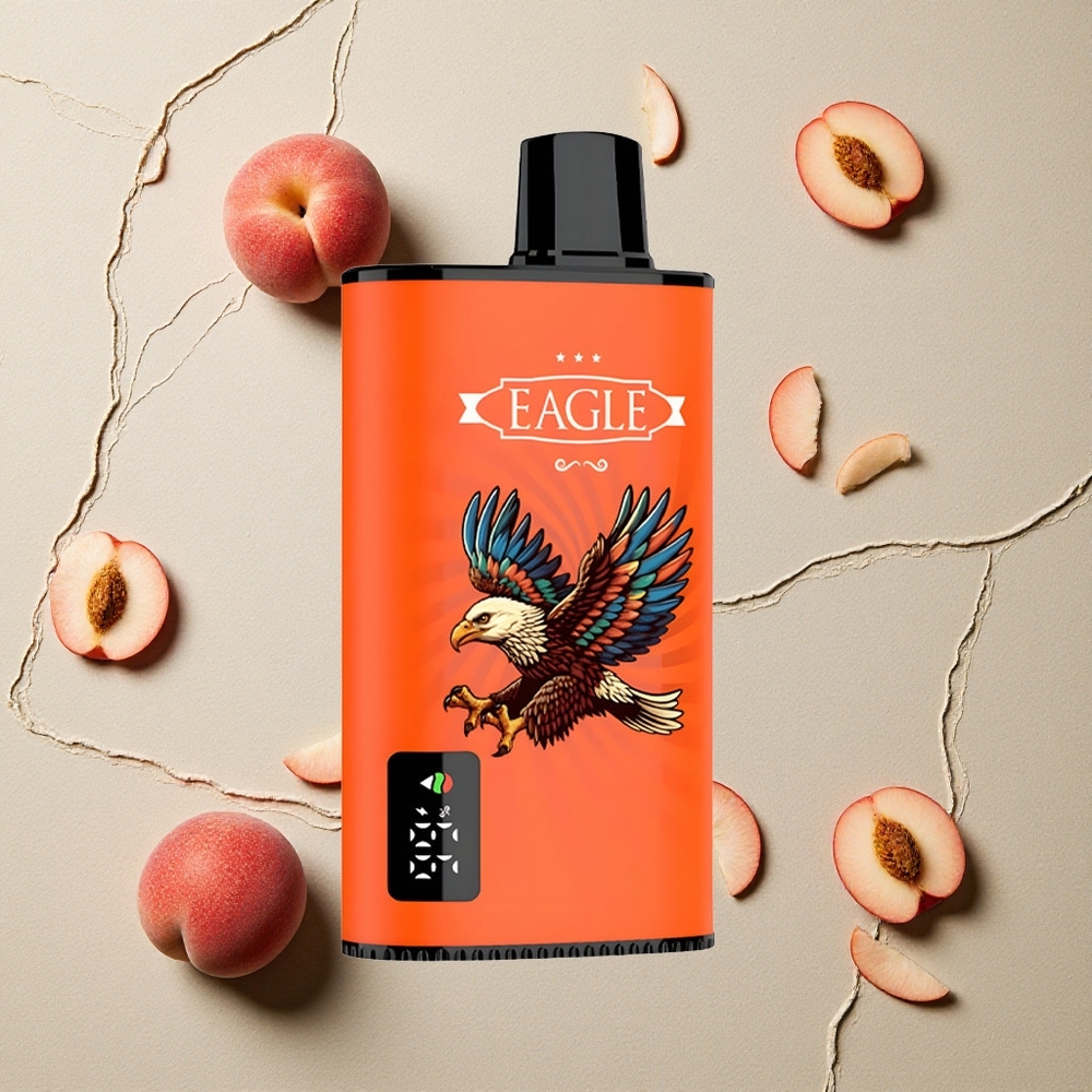 JNR EAGLE Smart 23000 Puffs Saftige Pfirsiche vapes großhandel Österreich Digitales Display 25ml e-Liquid JNR EAGLE Smart 23000 Puffs Saftige Pfirsiche vapes großhandel Österreich Digitales Display 25ml e-Liquid