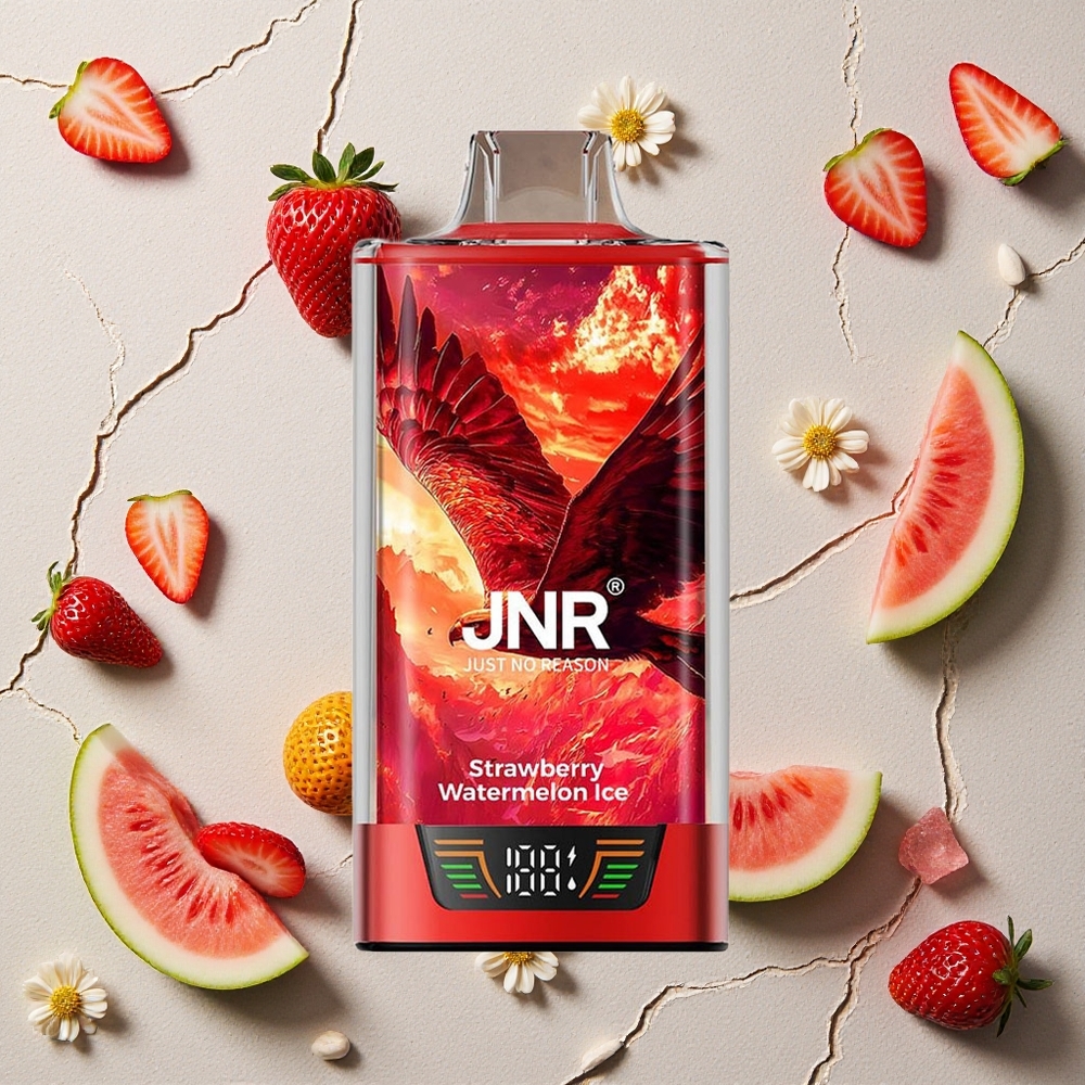 JNR Falcon Pro 28000 Erdbeer-Wassermelone-Eis Vapes Großhandel Österreich 30ml vorgefüllt USB-C JNR Falcon Pro 28000 Erdbeer-Wassermelone-Eis Vapes Großhandel Österreich 30ml vorgefüllt USB-C