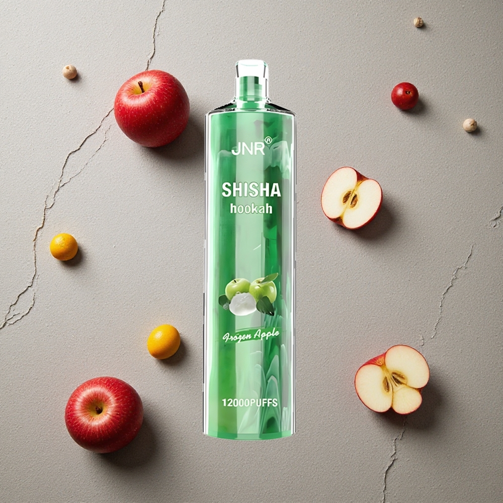 JNR Shisha Hookah 12000 Puffs Gefrorener Apfel vapes großhandel Österreich 24ml 750mAh JNR Shisha Hookah 12000 Puffs Gefrorener Apfel vapes großhandel Österreich 24ml 750mAh