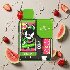 Aivono AIM-TANK 9500 Puffs Erdbeer-Wassermelone vapes großhandel Österreich 18ml E-Liquid 650mAh Akku