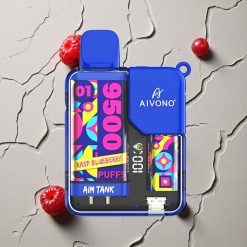Aivono AIM-TANK 9500 Puffs Himbeer Blaubeere vapes großhandel Österreich 18ml E-Liquid 650mAh