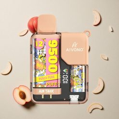 Aivono AIM-TANK 9500 Puffs Pfirsich Birne vapes großhandel Österreich 18ml E-Liquid 650mAh