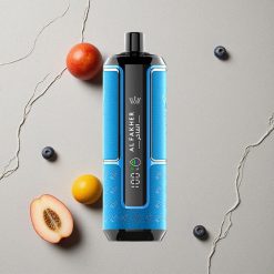 Al Fakher Crown Bar 15K Hypermax Einweg-Vape Kit Blaubeerkaugummi 15.000 Züge vapes großhandel Österreich Typ-C Port