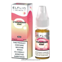 ELFBAR Elfliq Nic Salts – Erdbeer-Kiwi – 10 ml – 20 mg/ml 2L2T181 - ELF BAR 5000 zuge