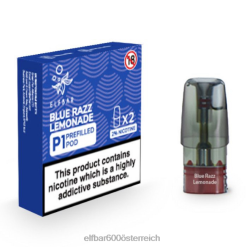 ELFBAR Mate 500 P1 vorgefüllte Kapseln – 20 mg (2 Packungen) 2L2T154 - ELF BAR 5000 zuge nikotin Blue Razz Limonade