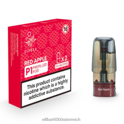 ELFBAR Mate 500 P1 vorgefüllte Kapseln – 20 mg (2 Packungen) 2L2T161 - ELF BAR preisvergleich roter Apfel