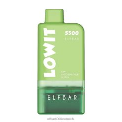 ELFBAR Vorgefülltes Pod-Kit Lowit 5500 2% Nic 2L2T426 - ELF BAR 600 preis Kiwi, Passionsfrucht, Guave