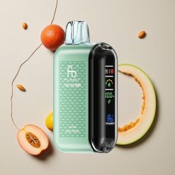 Fumot Tornado 20000 Puffs Litschi Honigmelone vapes großhandel Österreich Dual Mesh Coil 20ml