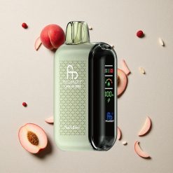 Fumot Tornado 20000 Puffs Pfirsich-Beere vapes großhandel Österreich Dual Mesh Coil 20ml E-Liquid