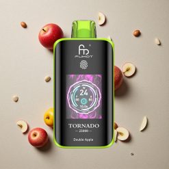 Fumot Tornado 25000 Puffs Doppelter Apfel vapes großhandel Österreich mit HD Bildschirm & 700mAh Akku