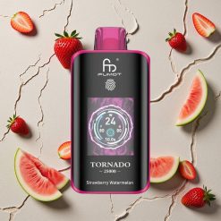 Fumot Tornado 25000 Puffs Erdbeer-Wassermelone vapes großhandel Österreich HD Bildschirm 700mAh