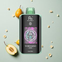 Fumot Tornado 25000 Puffs Erfrischende Minze vapes großhandel Österreich mit 20ml Vorabgefüllt & HD-Bildschirm