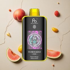Fumot Tornado 25000 Puffs Pfirsich Mango Wassermelone vapes großhandel Österreich mit HD-Bildschirm & 20ml E-Liquid