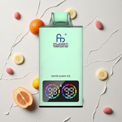 Fumot Tornado 35K 35000 Züge Weißer Gummibärchen-Eis Dual Mesh Coil vapes großhandel Österreich USB-C