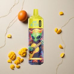 JNR Alien 10000 Puffs Triple Mango (Dreifach Mango) vapes großhandel Österreich mit 20ml E-Liquid und RGB-LED