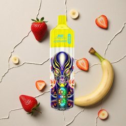 JNR Alien Max 18000 Puffs Erdbeere Banane vapes großhandel Österreich Smart LED Display & Dual Mesh Coil
