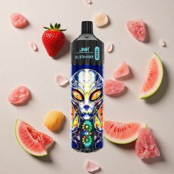 JNR Alien Max 18000 Puffs Erdbeere Wassermelone Bubblegum vapes großhandel Österreich Smart LED Display & Dual Mesh Coil