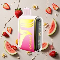 JNR Capsule 15000 Puffs Erdbeer Wassermelone Eis vapes großhandel Österreich Dual Mesh Coil & Smart LED Display