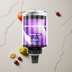 JNR Mega Shisha Hookah 100K Traube Minze vapes großhandel Österreich Typ-C Schnellladung & 2200mAh Akku