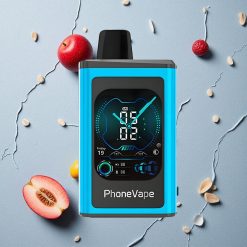 JNR PhoneVape 30000 Puffs Blauer Himbeereis vapes großhandel Österreich mit 850mAh Type-C Akku und Turbo Modus