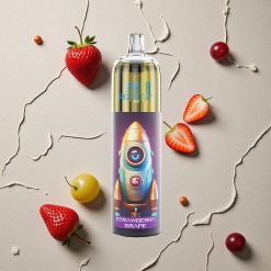 JNR Rocket-X 12400 Puffs Erdbeere Traube vapes großhandel Österreich mit RGB-Beleuchtung und Typ-C-Schnellladung