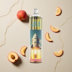 JNR Rocket-X 12400 Puffs Pfirsich-Mango vapes großhandel Österreich mit RGB-Licht & Typ-C Schnellladung