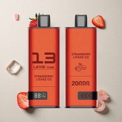 Lavie Cube 20000 Puffs Erdbeere-Litschi-Eis vapes großhandel Österreich 28ML 600mAh